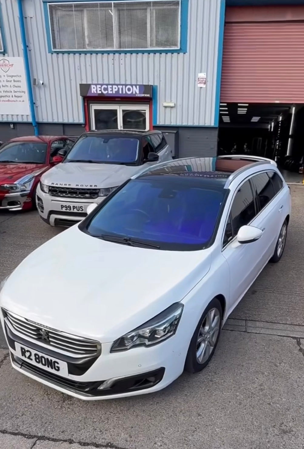 Chameleon tinting service - large windscreen (more than 75 cm high)