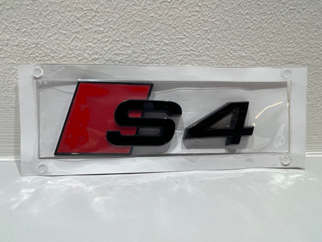Audi rear badges - Gloss Black, S4 image