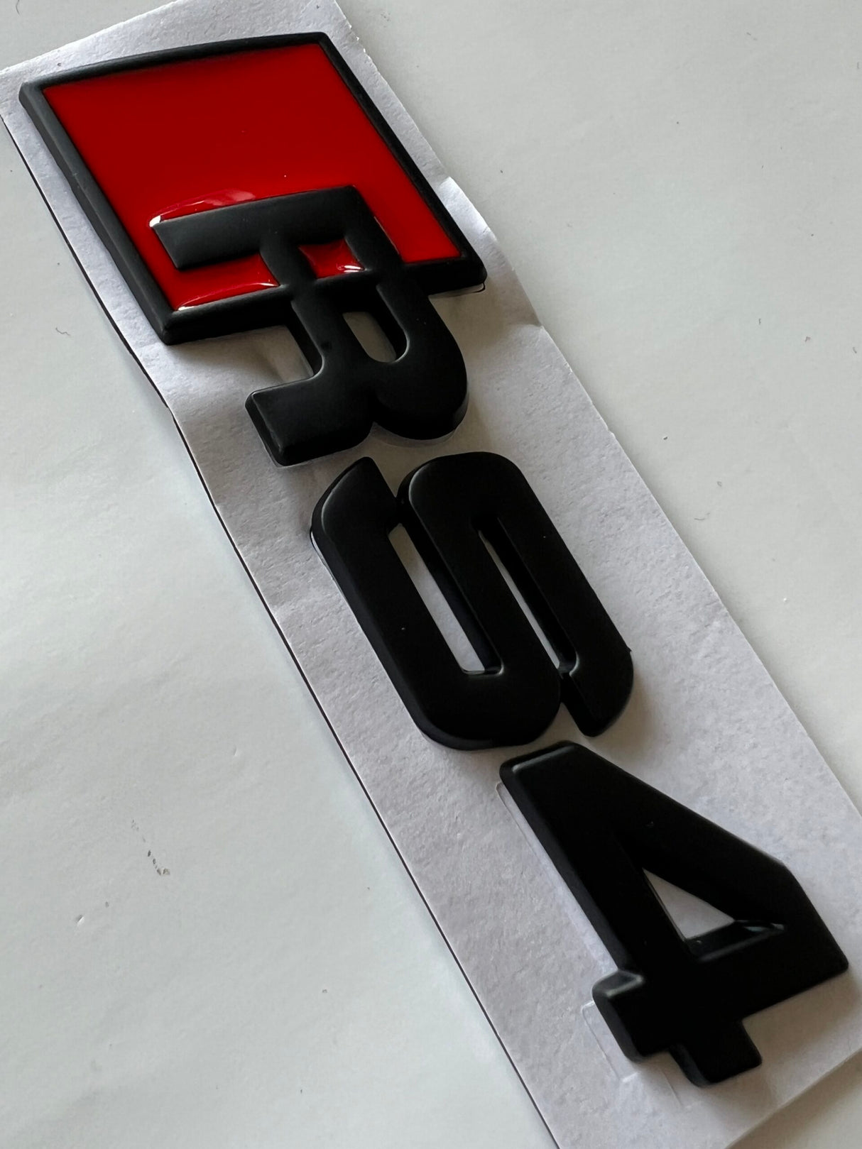Audi rear badges - Matte Black, RS4 image