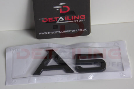 Audi rear badges - Gloss Black, A5 image