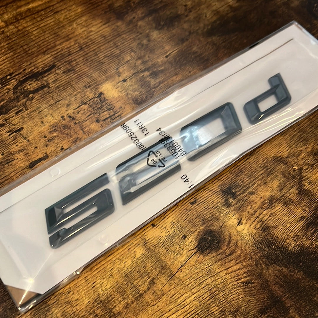 BMW badge replacement