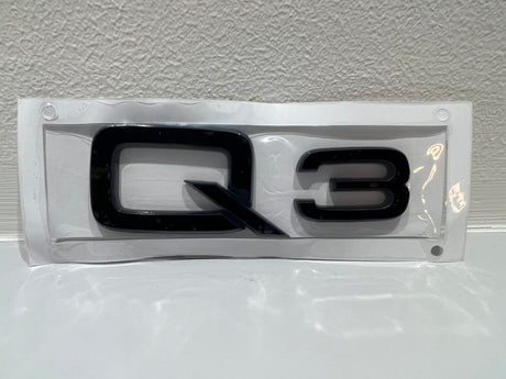 Audi rear badges - Gloss Black, Q3 image