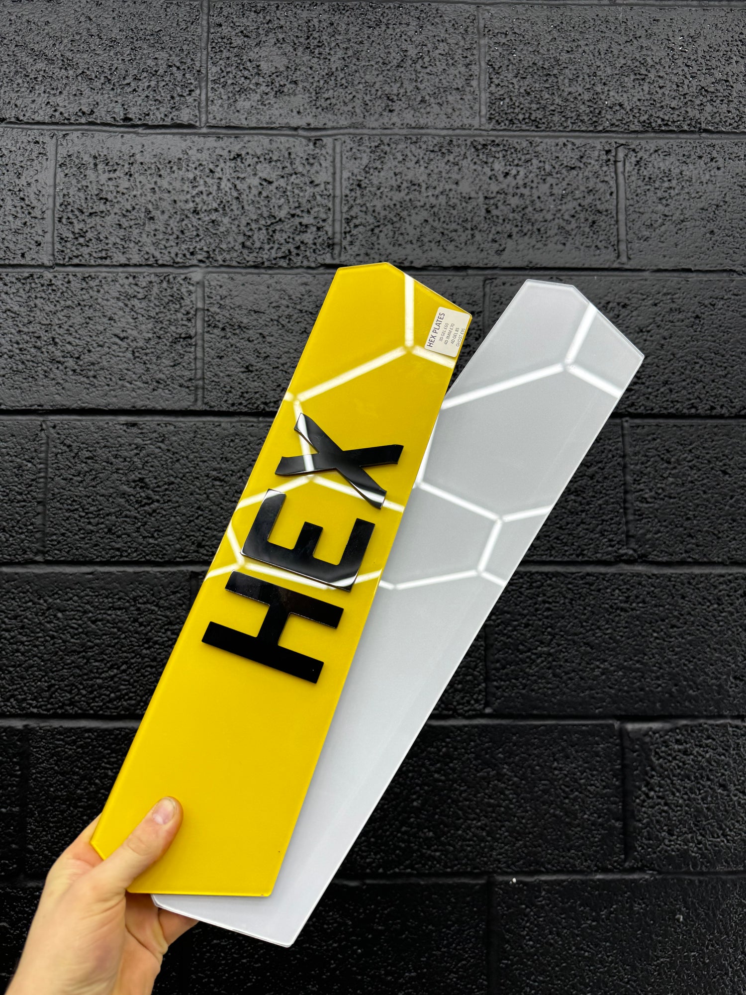 4D 5mm Number plates