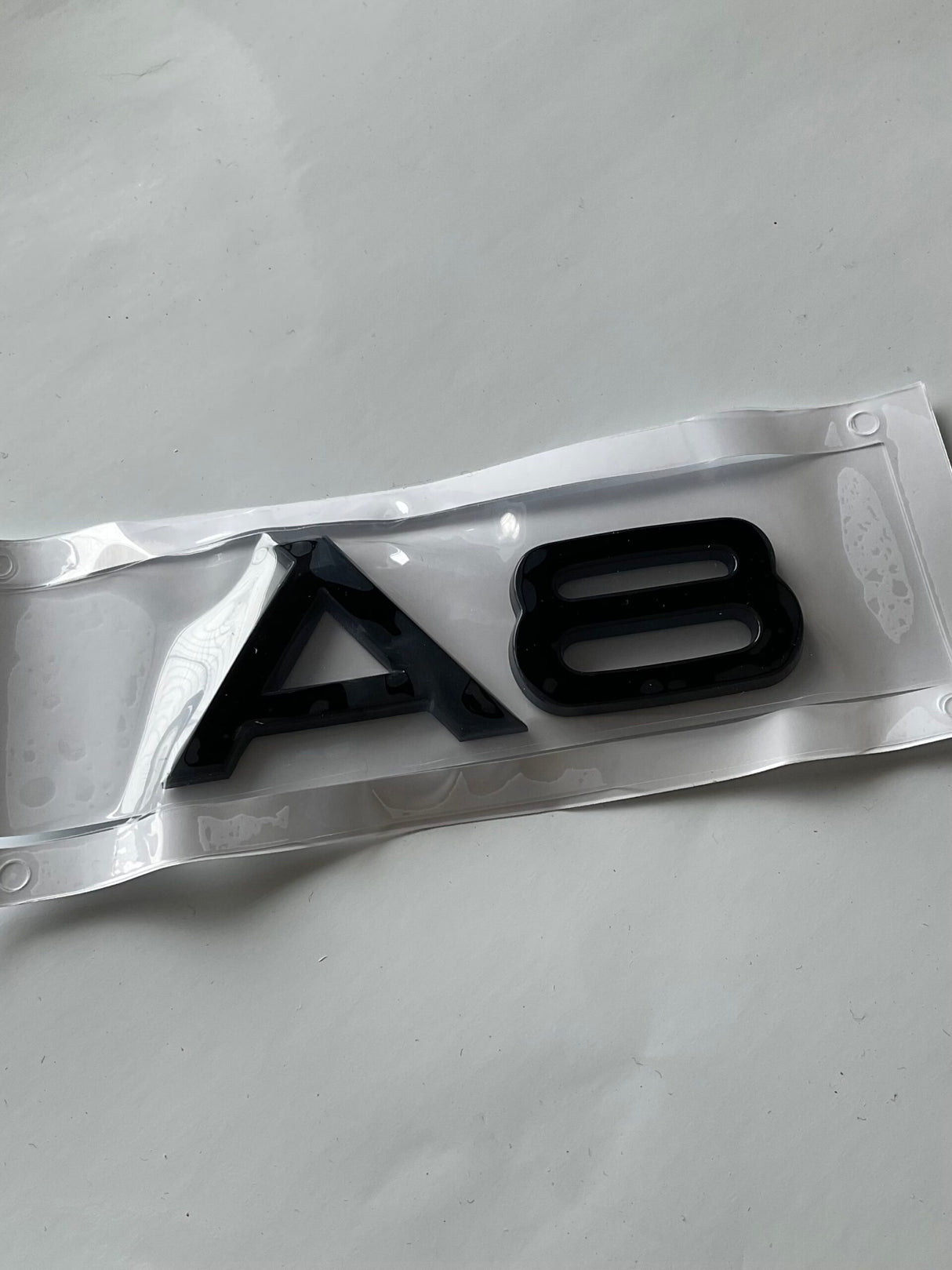 Audi rear badges - Gloss Black, A8 image
