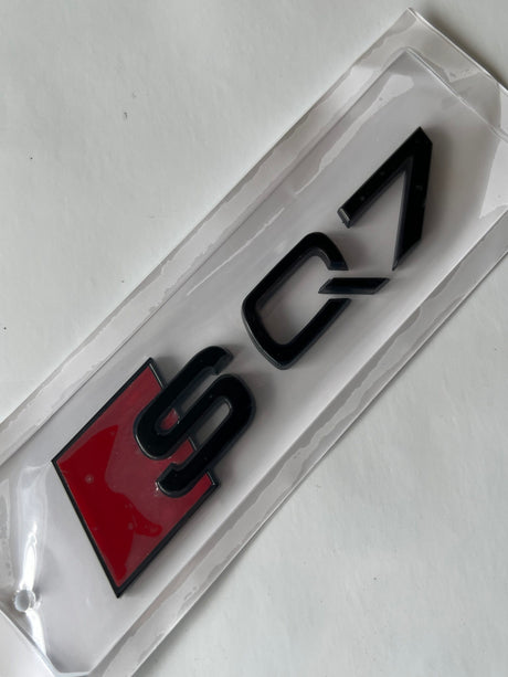 Audi rear badges - Gloss Black, SQ7 image