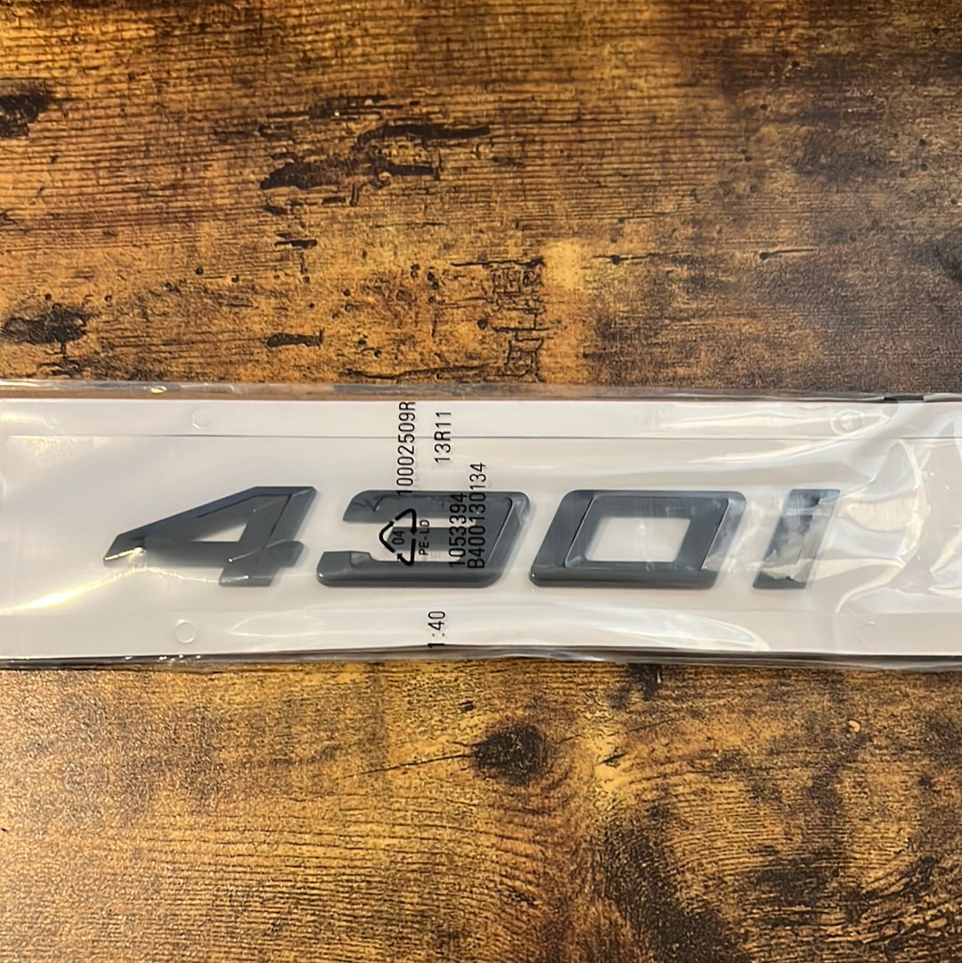 BMW badge replacement