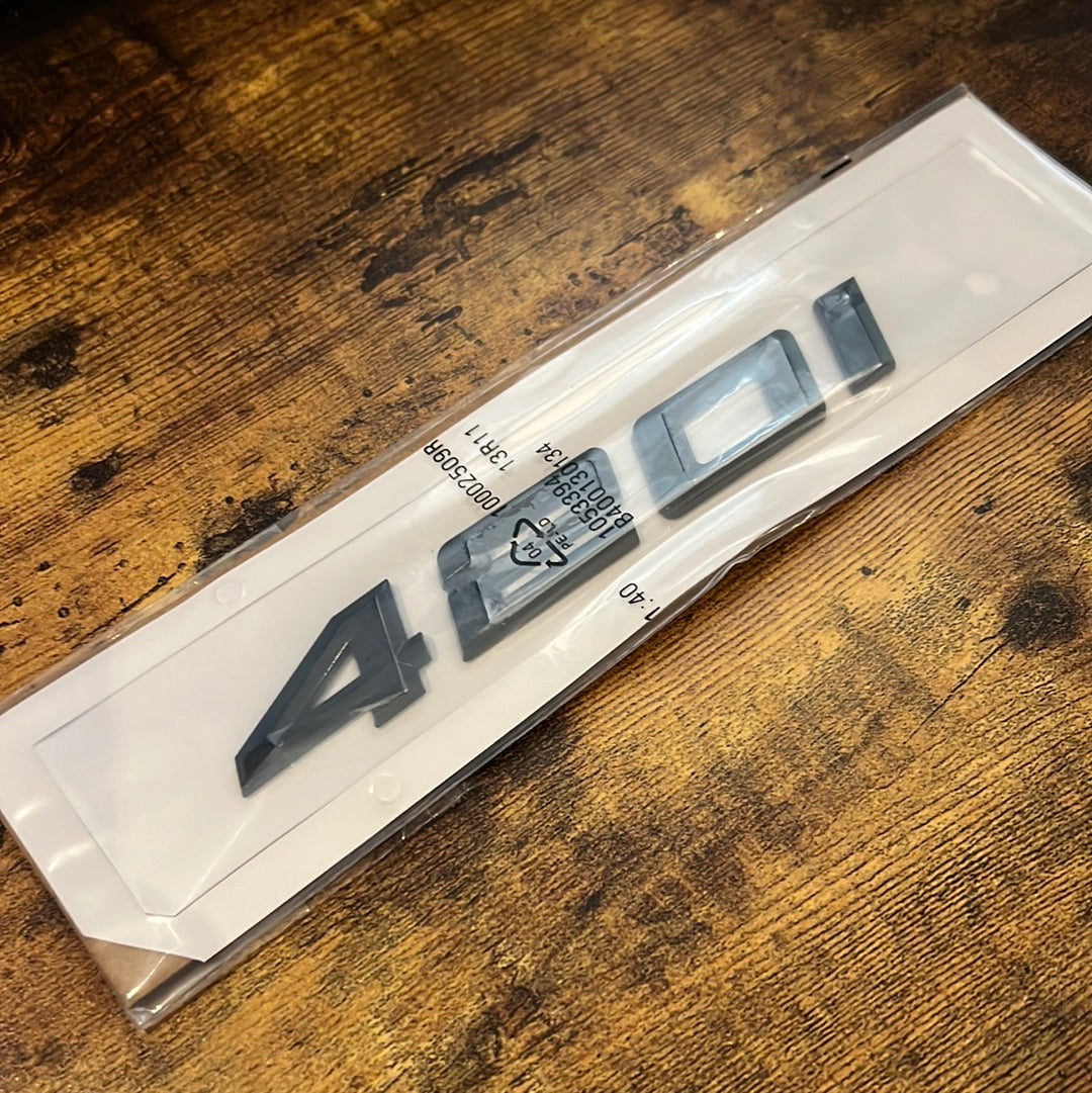 BMW badge replacement