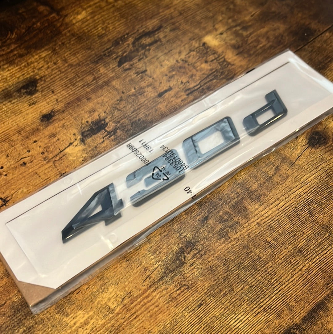 BMW badge replacement