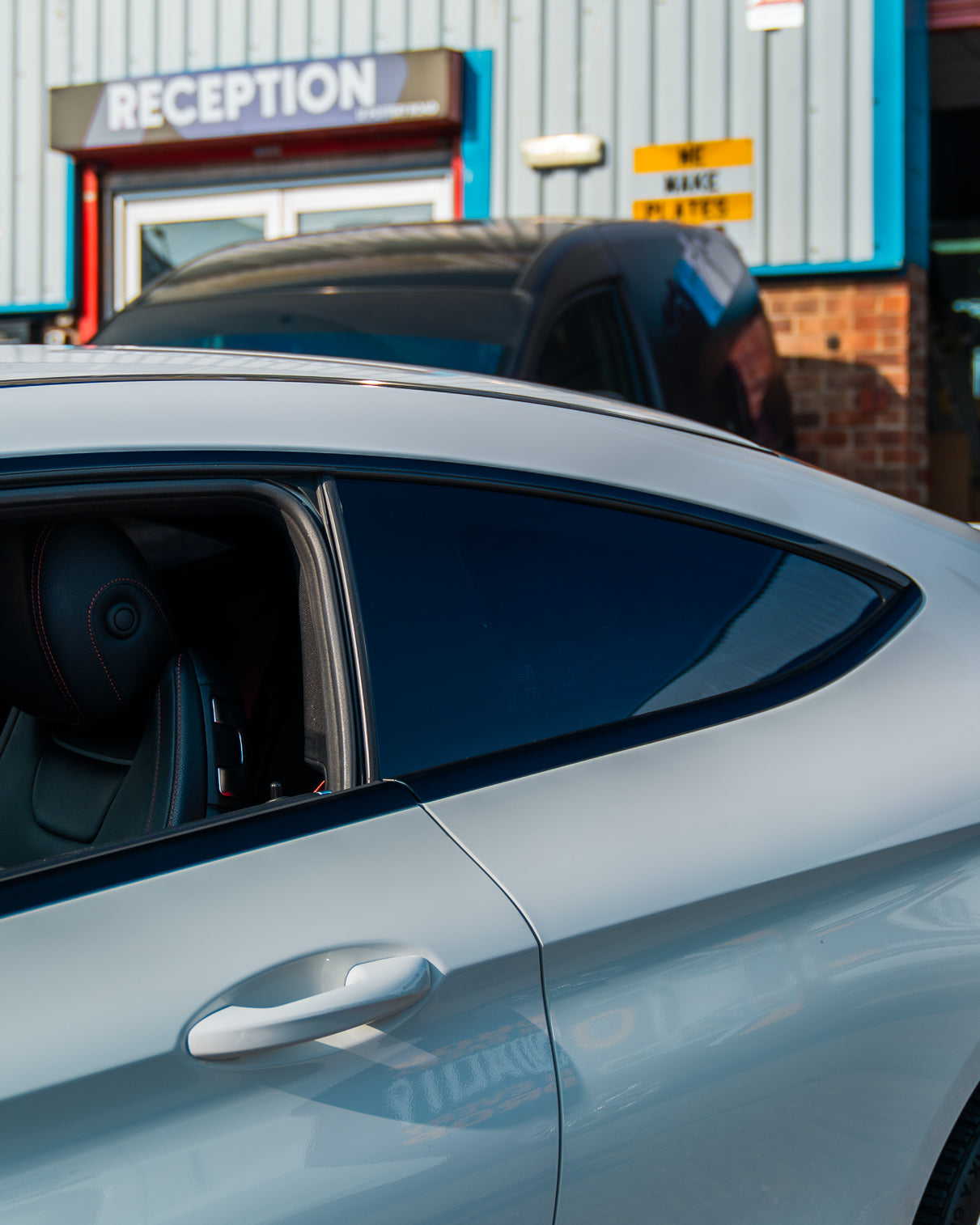 Coupe window tinting