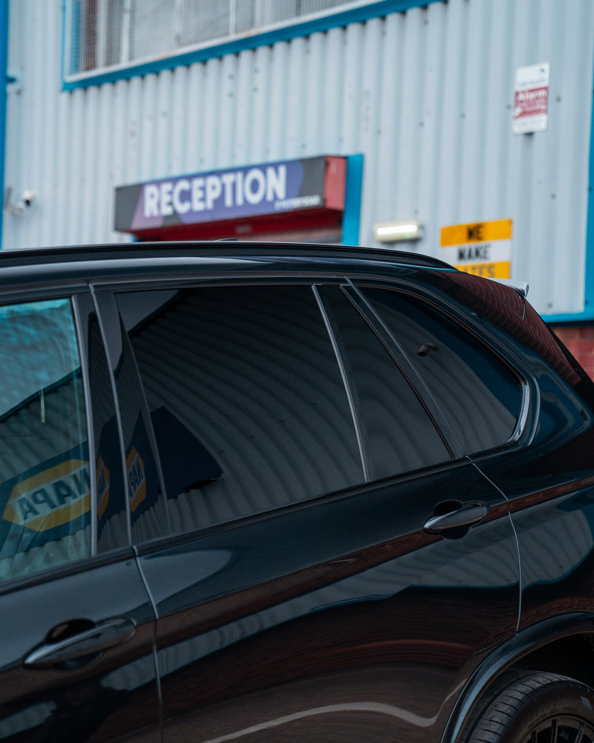 Large SUV window tinting