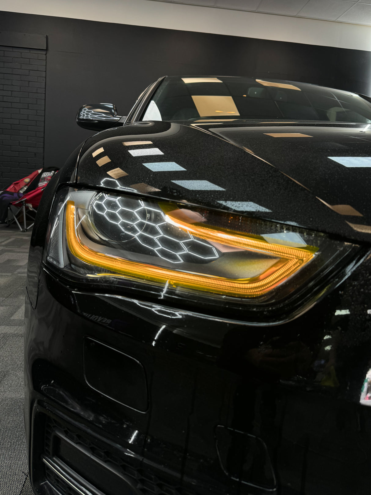 Audi A4 B8 DIY DRL tint kit