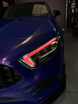 Mercedes A class DIY DRL tint kit