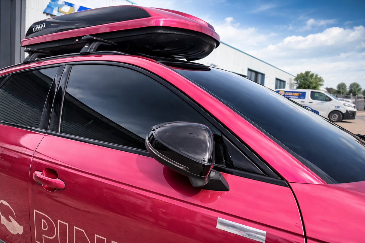 Front (driver and passenger) window tinting