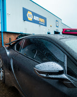 Front (driver and passenger) window tinting