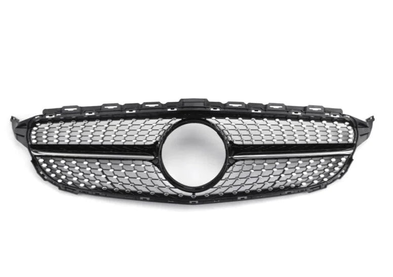 Mercedes C class W205 (2019-2021) Diamond style grille image 1