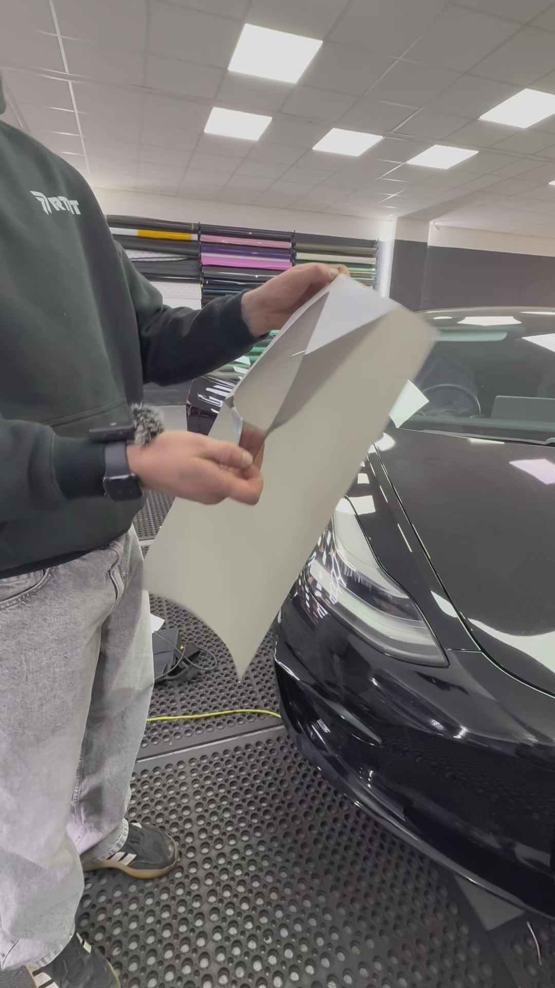Tesla Model 3 headlight PPF kit